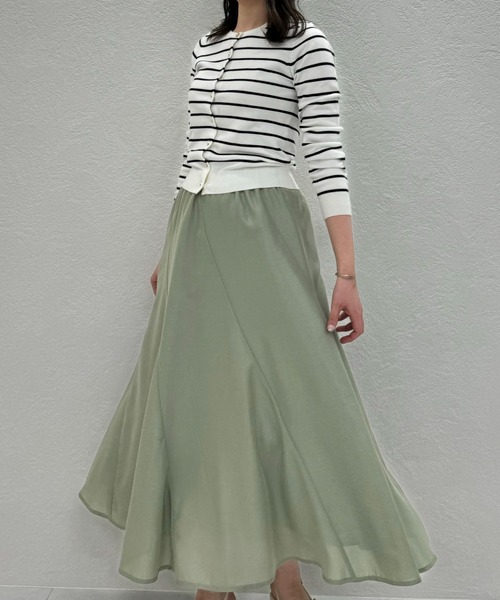 MISCH MASCH（ミッシュマッシュ）の「■2024春夏新作■ベーシックビジューカーデ/MM418406（カーディガン/ボレロ・レディース・ホワイト/ホワイト系その他/ブルー/ピンク/イエロー/ブラック・S/M）」の8枚目の写真
