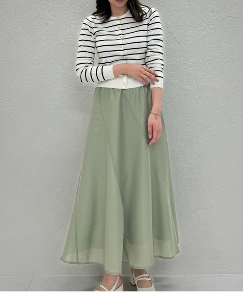 MISCH MASCH（ミッシュマッシュ）の「■2024春夏新作■ベーシックビジューカーデ/MM418406（カーディガン/ボレロ・レディース・ホワイト/ホワイト系その他/ブルー/ピンク/イエロー/ブラック・S/M）」の9枚目の写真