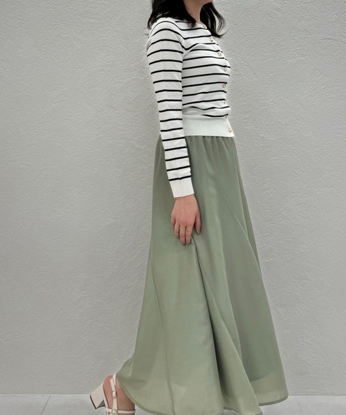 MISCH MASCH（ミッシュマッシュ）の「■2024春夏新作■ベーシックビジューカーデ/MM418406（カーディガン/ボレロ・レディース・ホワイト/ホワイト系その他/ブルー/ピンク/イエロー/ブラック・S/M）」の10枚目の写真