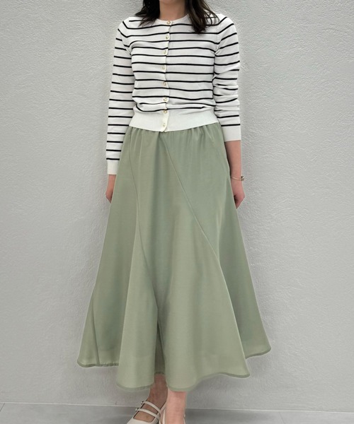 MISCH MASCH（ミッシュマッシュ）の「■2024春夏新作■ベーシックビジューカーデ/MM418406（カーディガン/ボレロ・レディース・ホワイト/ホワイト系その他/ブルー/ピンク/イエロー/ブラック・S/M）」の11枚目の写真