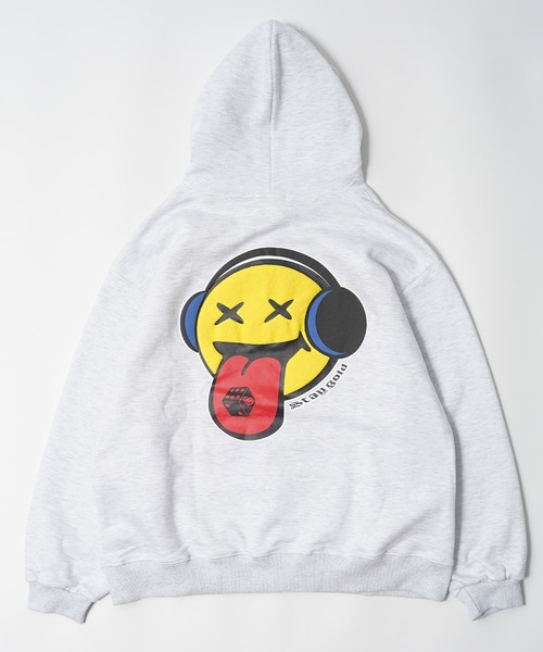 【STAYGOLD】スマイルヘッドフォン プルパーカー / Smile Headphone Pull Hoodie（パーカー）｜STAY GOLD（ステイゴールド）