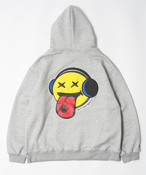 【STAYGOLD】スマイルヘッドフォン プルパーカー / Smile Headphone Pull Hoodie（パーカー）｜STAY GOLD（ステイゴールド）