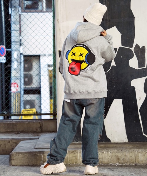 【STAYGOLD】スマイルヘッドフォン プルパーカー / Smile Headphone Pull Hoodie（パーカー）｜STAY GOLD（ステイゴールド）