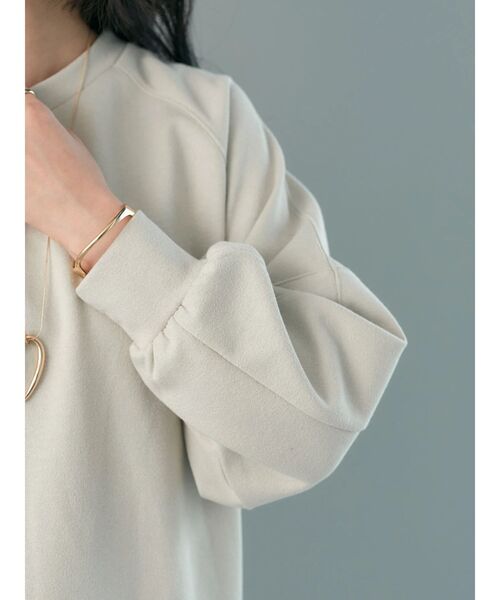 AMERICAN HOLIC（アメリカンホリック）の「ジョーゼット袖ボリュームプルオーバー（Tシャツ/カットソー・レディース・ブラック/アイボリー/グレー/ミント/グレイッシュベージュ・M/L）」の14枚目の写真