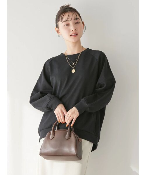 AMERICAN HOLIC（アメリカンホリック）の「ジョーゼット袖ボリュームプルオーバー（Tシャツ/カットソー・レディース・ブラック/アイボリー/グレー/ミント/グレイッシュベージュ・M/L）」の22枚目の写真