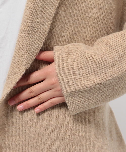 N.（N. Natural Beauty Basic）（エヌエヌナチュラルビューティーベーシック）の「【 with  12月号掲載】ガウンニットコート（その他アウター・レディース・グレー/チャコールグレー/ベージュ・MEDIUM）」の5枚目の写真