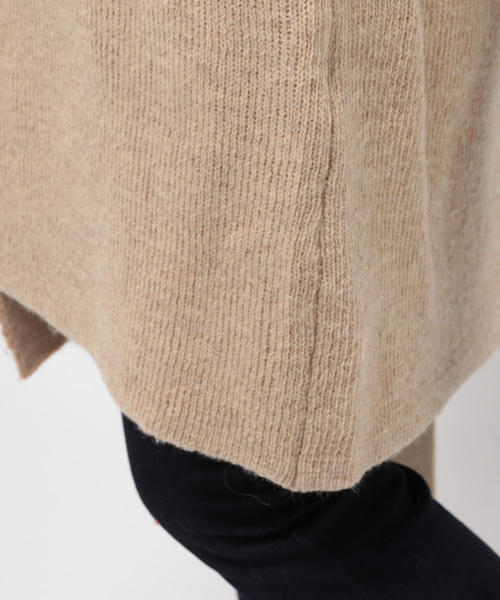 N.（N. Natural Beauty Basic）（エヌエヌナチュラルビューティーベーシック）の「【 with  12月号掲載】ガウンニットコート（その他アウター・レディース・グレー/チャコールグレー/ベージュ・MEDIUM）」の6枚目の写真