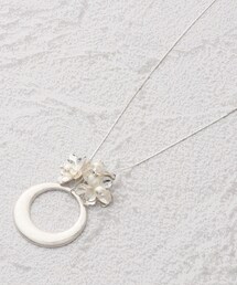 SHOO・LA・RUE | オープンサークル花ネックレス(ネックレス)