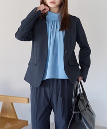 パンツスーツ ノーカラージャケット」に該当するファッション通販
