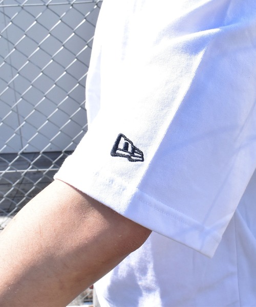 NEW ERA(ニューエラ)の「【ムラサキスポーツ限定】NEW ERA/ニューエラ SSOT 半袖 Tシャツ オーバーサイズ バックプリント MLB 14334727/14334728/14334729/14334730(Tシャツ/カットソー・メンズ・ライトブルー/ブラック/ストーン/ホワイト×ネイビー・XL/2XL/M/L)」の12枚目の写真