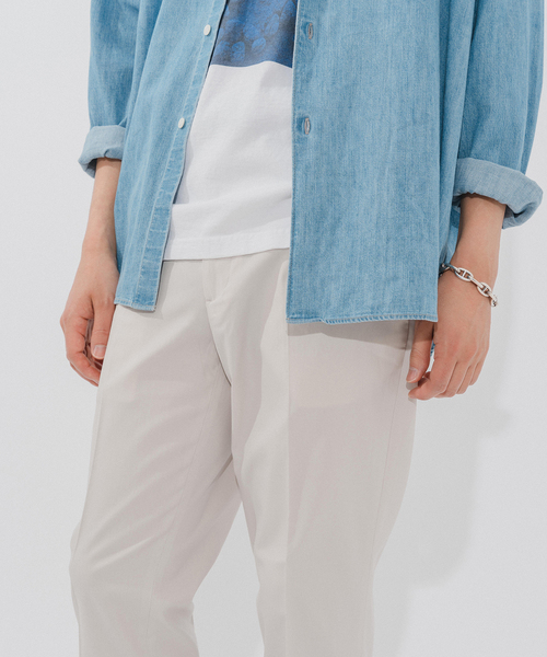 EDIFICE（エディフィス）の「シャーク ウエストマジック ストレッチパンツ（スラックス・メンズ・ブラック/ベージュ/アイボリー/ブルー系その他/ブラウン・SMALL/MEDIUM/LARGE/X-LARGE）」の13枚目の写真