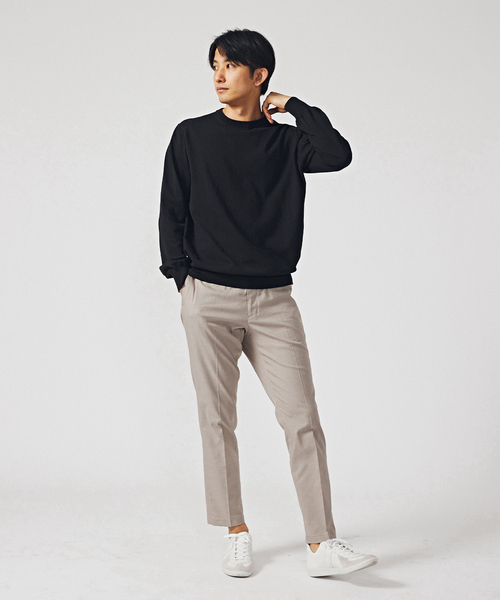 EDIFICE（エディフィス）の「シャーク ウエストマジック ストレッチパンツ（スラックス・メンズ・ブラック/ベージュ/アイボリー/ブルー系その他/ブラウン・SMALL/MEDIUM/LARGE/X-LARGE）」の22枚目の写真