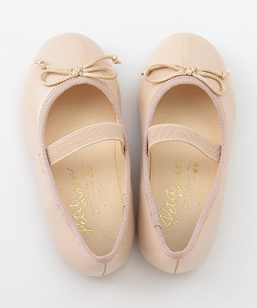 petit main（プティマイン）の「バレエシューズ（バレエシューズ・キッズ・シルバー/ライトピンク/ブラック/オフホワイト・15cm/16cm/19cm/18cm/14cm/17cm）」の12枚目の写真