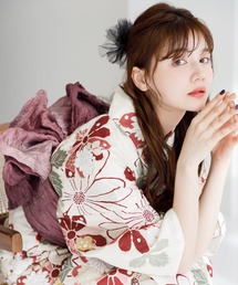 Dita（ディータ）の「くしゅふわ。シフォンヘアピン【K】（和装小物）」