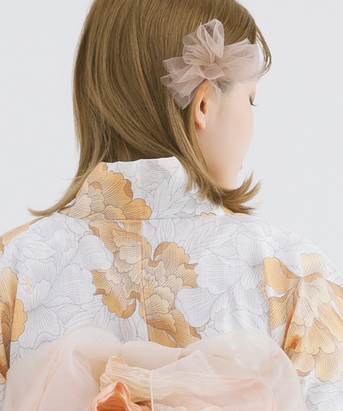 和装・和小物 kon くしゅふわ。シフォンヘアピン【K】（和装小物）｜Dita（ディータ）の