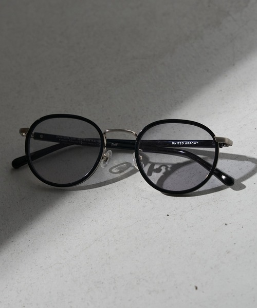 Zoff | UNITED ARROWS ボストン型サングラス ブラック UNITED ARROWS サングラス Zoff｜UNITED ボストン型 サングラス
