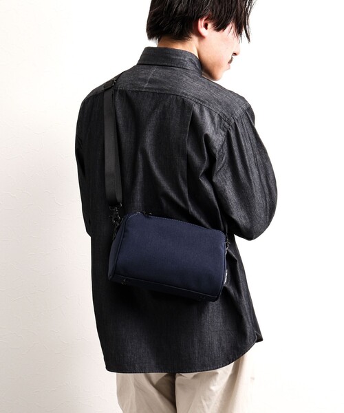 Un coeur（アンクール）の「【Un coeur/アンクール】K903062 ミニマルアシメショルダー.（ショルダーバッグ・メンズ・ネイビー/ブラック・FREE）」の9枚目の写真