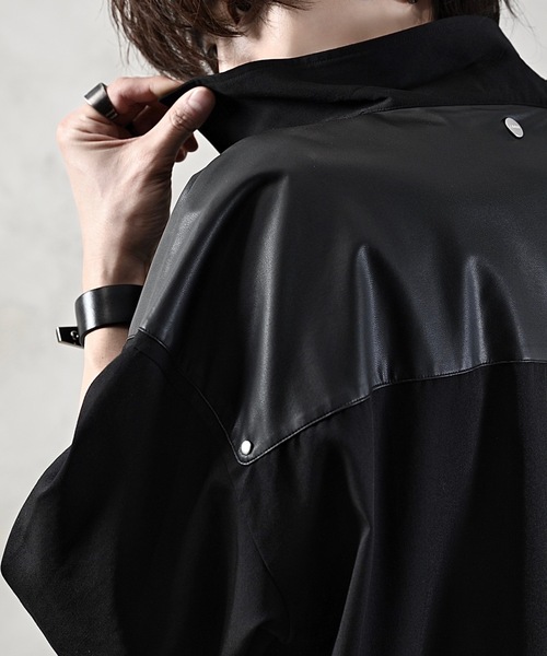 TR switch shirt/合皮スイッチシャツ ADRER（アドラー）の「TR switch shirt / 合皮スイッチシャツ