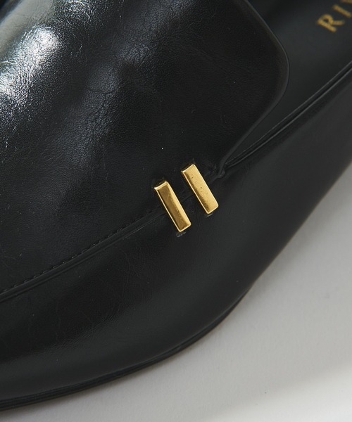 RIVE DROITE(リヴドロワ)の「2WAYサイドメタルシューズ(ローファー・レディース・ブラック/ベージュ・S/M/L)」の15枚目の写真