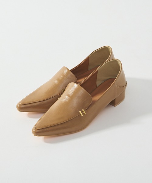 RIVE DROITE(リヴドロワ)の「2WAYサイドメタルシューズ(ローファー・レディース・ブラック/ベージュ・S/M/L)」の9枚目の写真