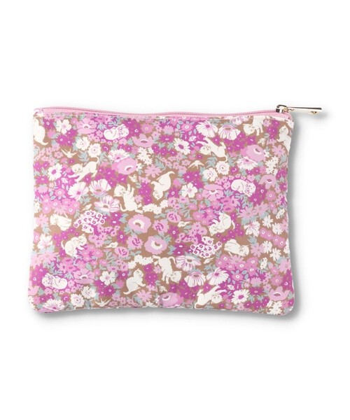 BRANSHES(ブランシェス)の「【Cat’s ISSUE】ネコ総柄プリントポーチ(バックパック/リュック・キッズ・ブルー/ピンク・FREE)」の2枚目の写真