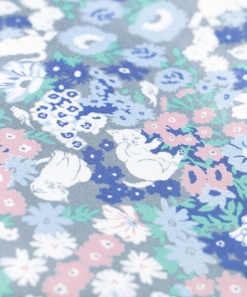 BRANSHES(ブランシェス)の「【Cat’s ISSUE】ネコ総柄プリントポーチ(バックパック/リュック・キッズ・ブルー/ピンク・FREE)」の5枚目の写真