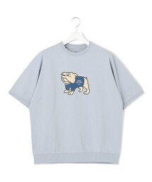 【UNISEX】ブルドッグプリントTシャツ