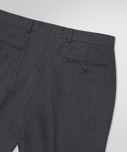 BROOKS BROTHERS（ブルックスブラザーズ）の「ウール ソリッド プレーンフロント トラウザーズ Classic（スラックス・メンズ・チャコール/グレー・32inch/36inch/34inch/30inch/29inch/31inch/33inch/35inch/37inch/38inch）」の11枚目の写真