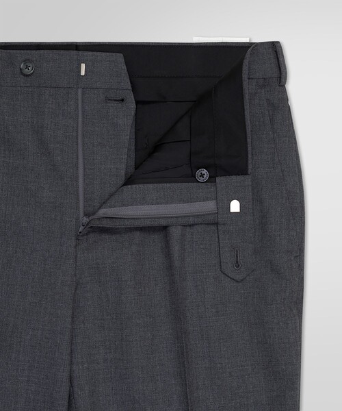 BROOKS BROTHERS（ブルックスブラザーズ）の「ウール ソリッド プレーンフロント トラウザーズ Classic（スラックス・メンズ・チャコール/グレー・32inch/36inch/34inch/30inch/29inch/31inch/33inch/35inch/37inch/38inch）」の12枚目の写真