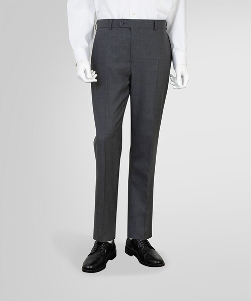 BROOKS BROTHERS（ブルックスブラザーズ）の「ウール ソリッド プレーンフロント トラウザーズ Classic（スラックス・メンズ・チャコール/グレー・32inch/36inch/34inch/30inch/29inch/31inch/33inch/35inch/37inch/38inch）」の13枚目の写真