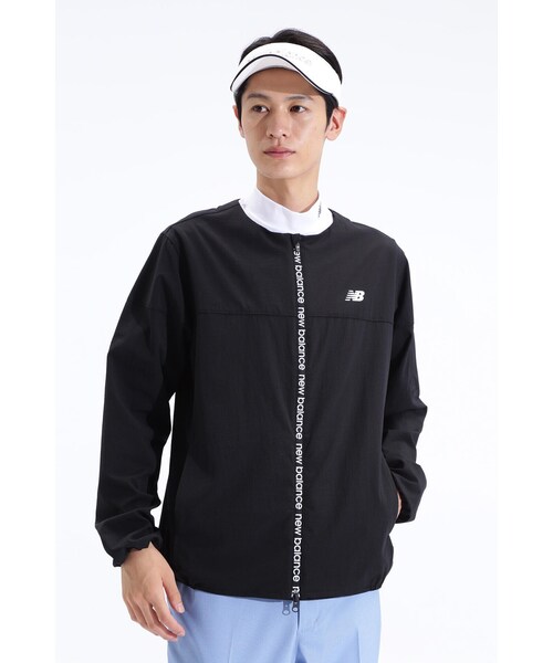 New Balance Golf(ニューバランスゴルフ)の「【new balance golf】ストレッチ 撥水 フルジップ カラーレス ブルゾン (MENS SPORT)(ブルゾン・メンズ・ブラック/ベージュ・MEDIUM/LARGE/X-LARGE)」の1枚目の写真