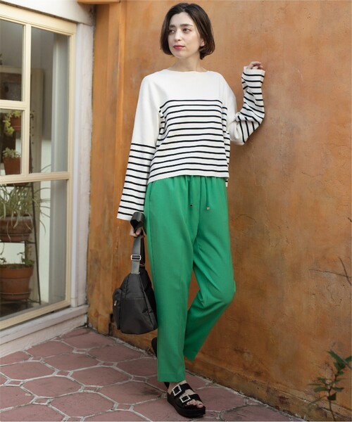 OPAQUE.CLIP（オペークドットクリップ）の「◆ビジューバックルダブルベルトサンダル（サンダル・レディース・オフホワイト/ブラック/ゴールド・02/03）」の21枚目の写真