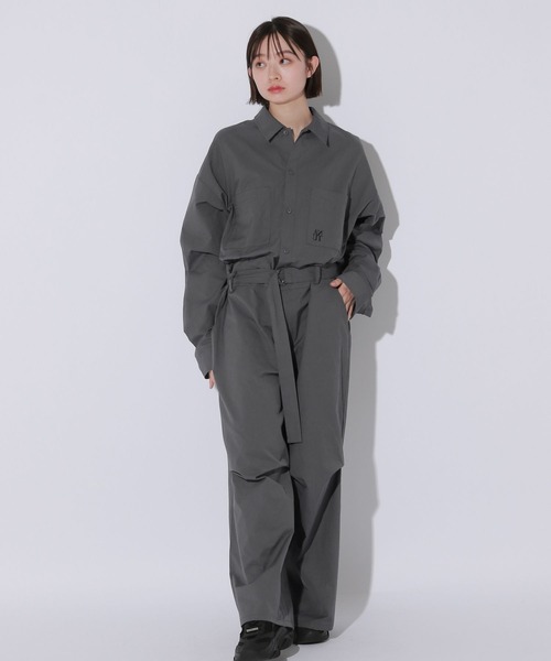 リメイク つなぎ 雅結 鯉 家紋 オールインワン ダブルサテン キーネックオールインワン（202651498212