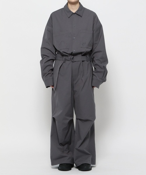 【希少】UNDERCOVER 15SS オールインワン つなぎ グレー サイズ2 Anui（アニュイ）の「【UNISEX/2サイズ展開】ルーズワークスーツ