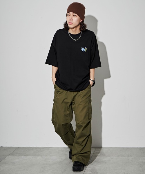 BEN DAVIS(ベンデイビス)の「∴WEGO/別注ベンデイビスワンポイントT(Tシャツ/カットソー・メンズ・ホワイト/ブラック/オートミール/ブルー・LARGE/MEDIUM/SMALL)」の21枚目の写真