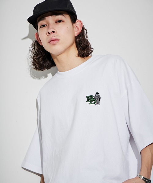 BEN DAVIS(ベンデイビス)の「∴WEGO/別注ベンデイビスワンポイントT(Tシャツ/カットソー・メンズ・ホワイト/ブラック/オートミール/ブルー・LARGE/MEDIUM/SMALL)」の17枚目の写真