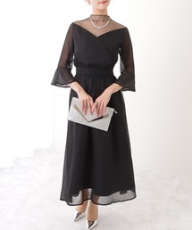ドレス パーティー ロング カシュクール」に該当するワンピース