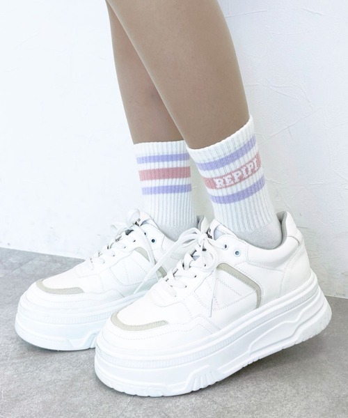 repipi armario（レピピ アルマリオ）の「ハイショクラメラインソックス（ソックス/靴下・キッズ・ピンク系その他/ブルー系その他/グリーン系その他/ブルー系その他2/イエロー系その他/グリーン系その他2/ピンク系その他2/パープル/ブルー・FREE）」の8枚目の写真