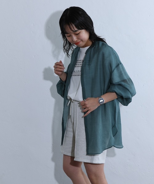 COLONY 2139（コロニートゥーワンスリーナイン）の「WEB・一部店舗限定 / センターシームスウェットショーツ（スウェットパンツ・レディース・グレー/アイボリー・FREE）」の5枚目の写真