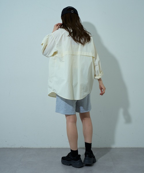 COLONY 2139（コロニートゥーワンスリーナイン）の「WEB・一部店舗限定 / センターシームスウェットショーツ（スウェットパンツ・レディース・グレー/アイボリー・FREE）」の8枚目の写真