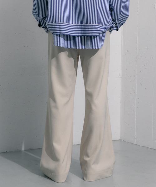 SENSE OF PLACE by URBAN RESEARCH(センスオブプレイスバイアーバンリサーチ)の「hxcyyd × SOP セーラーフレアパンツ(UNISEX)(その他パンツ・メンズ・ブラック/ベージュ・MEDIUM/LARGE)」の14枚目の写真