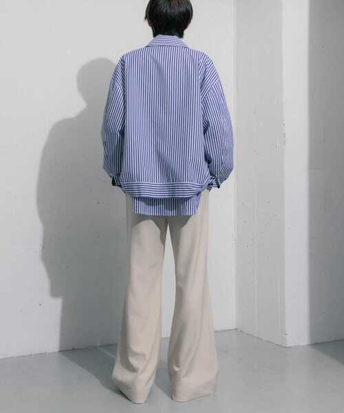 SENSE OF PLACE by URBAN RESEARCH(センスオブプレイスバイアーバンリサーチ)の「hxcyyd × SOP セーラーフレアパンツ(UNISEX)(その他パンツ・メンズ・ブラック/ベージュ・MEDIUM/LARGE)」の17枚目の写真