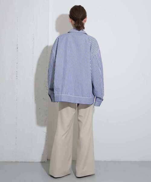 SENSE OF PLACE by URBAN RESEARCH(センスオブプレイスバイアーバンリサーチ)の「hxcyyd × SOP セーラーフレアパンツ(UNISEX)(その他パンツ・メンズ・ブラック/ベージュ・MEDIUM/LARGE)」の20枚目の写真