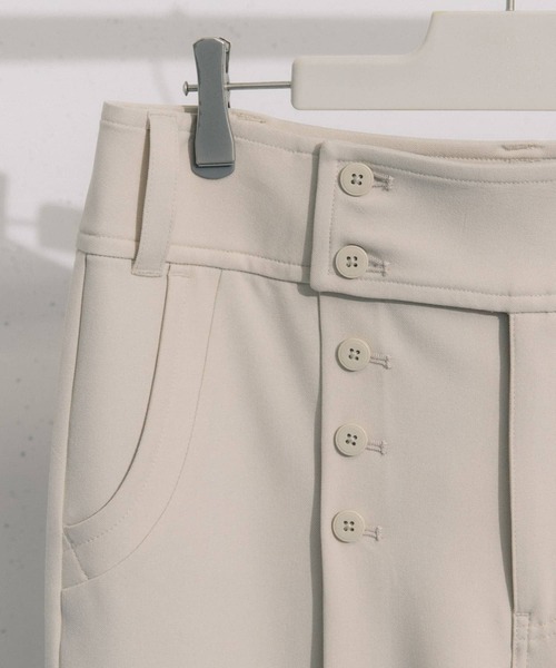 SENSE OF PLACE by URBAN RESEARCH(センスオブプレイスバイアーバンリサーチ)の「hxcyyd × SOP セーラーフレアパンツ(UNISEX)(その他パンツ・メンズ・ブラック/ベージュ・MEDIUM/LARGE)」の21枚目の写真