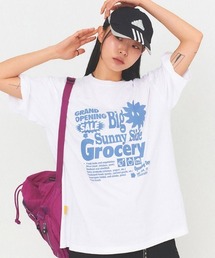 A'GEM/9 × .kom『MAIN BOOTH/メインブース』 Sunny Side T-shirt/サニーサイド Tシャツ