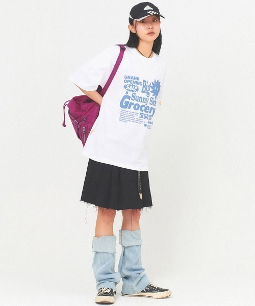 A'GEM/9 × .kom『MAIN BOOTH/メインブース』 Sunny Side T-shirt
