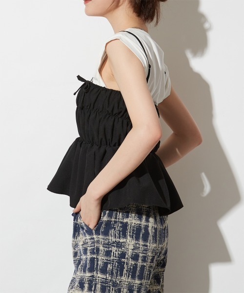 売り切りSALE！新品renata brenha フリルキャミソール　黒 売り切りSALE！新品renata brenha フリルキャミソール黒