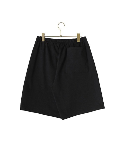 marka（マーカ）の「marka / マーカ：EASY SHORTS - 20//1 RECYCLE SUVIN ORGANIAC COTTON KNIT -：M24A-18PT01B[COR]（その他パンツ・メンズ・ブラック・1(S)/2(M)）」の8枚目の写真