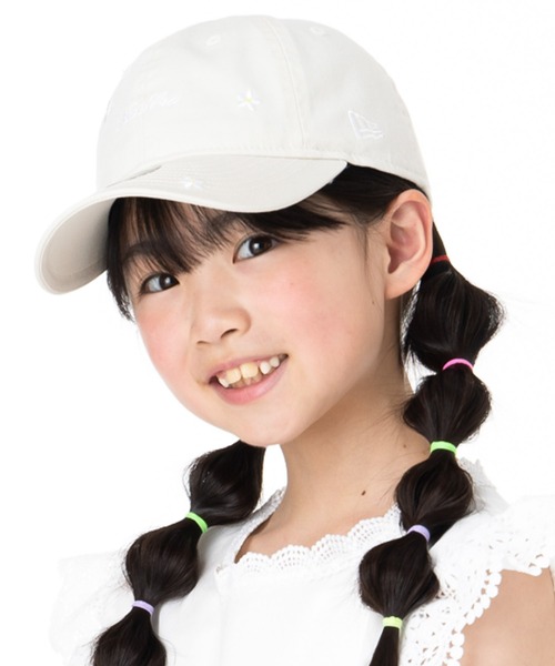 NEW ERA（ニューエラ）の「ニューラ キッズキャップ フラワー ONSPOTZ別注（キャップ・キッズ・アイボリー/ベージュ/ラベンダー・52-56cm）」の2枚目の写真