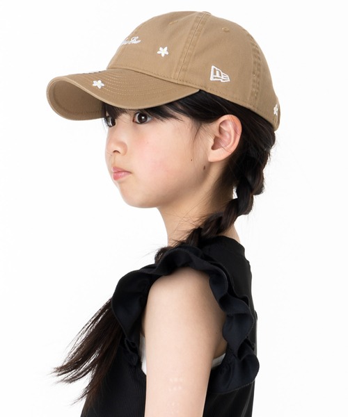 NEW ERA（ニューエラ）の「ニューラ キッズキャップ フラワー ONSPOTZ別注（キャップ・キッズ・アイボリー/ベージュ/ラベンダー・52-56cm）」の15枚目の写真